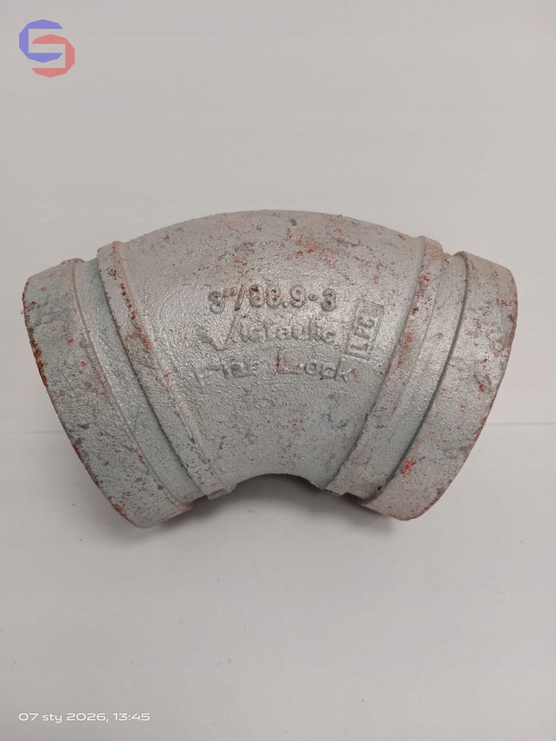 Kolano Victaulic FireLock 003 45° ocynk DN80 88,9mm